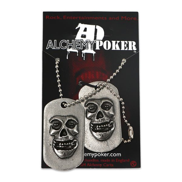 SILVER FIEND DOG TAGS