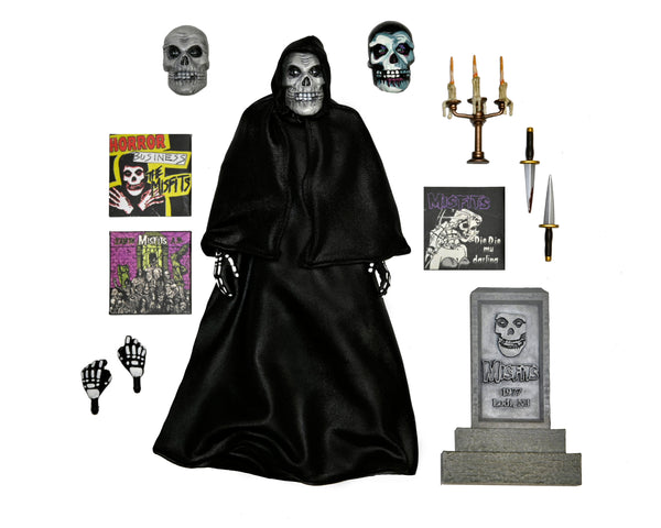 Hooded figure in black robe as Ultimate Fiend Clothed Action Figure design