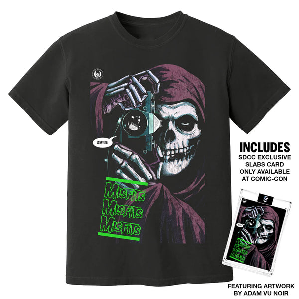 Misfits "The Killing Fiend" T-Shirt with SLABS Trading Card