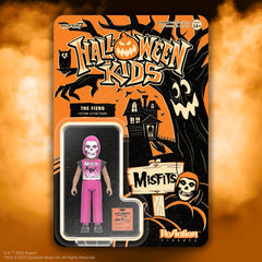 Action figure packaging for Misfits Halloween Kids Walk Among Us ReAction Figure pink skeleton