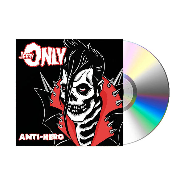 CD album cover for Jerry Only’s debut solo album featuring a punk skeleton design