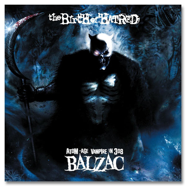 Shadowy skeletal figure with glowing eyes from Balzac Birth of Hatred CD/DVD