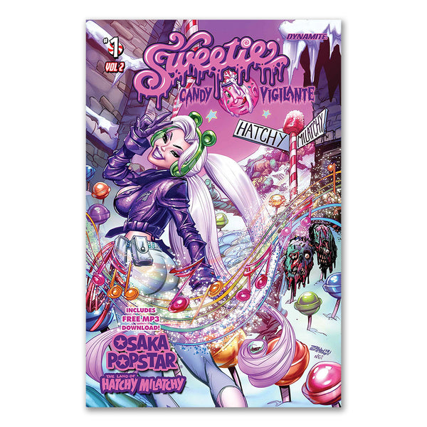 Sweetie Candy Vigilante Vol 2 Issue #1 Cover K Variant Osaka Popstar Hatchy Milatchy