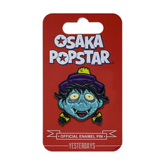 Osaka Popstar - Hopping Ghost - Glitter Face Enamel Pin