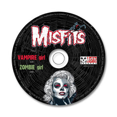 Vampire Girl / Zombie Girl CD - Misfits Records - 3