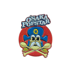 Osaka Popstar Crunchy Crossbones Enamel Pin
