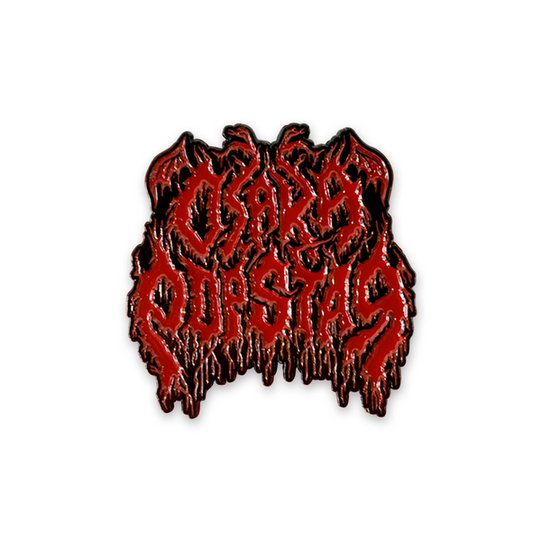 Black Metal Osaka Logo Enamel Pin